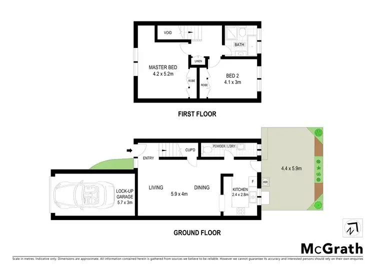 Floorplan of Homely townhouse listing, 3/10 Richmond Close, Bateau Bay NSW 2261