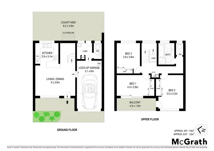 Floorplan of Homely townhouse listing, 10/183 Kennedy Drive, Tweed Heads West NSW 2485
