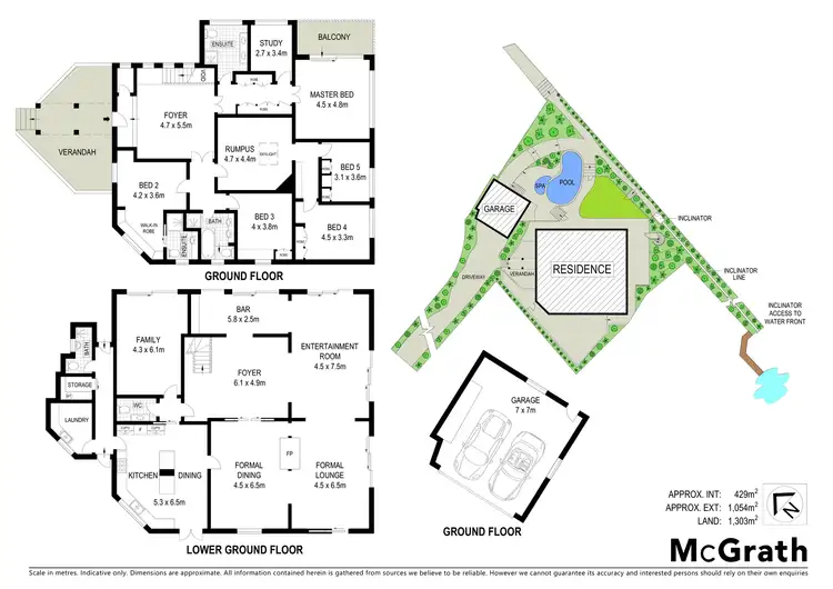 Floorplan of Homely house listing, 3 Mount Street, Hunters Hill NSW 2110