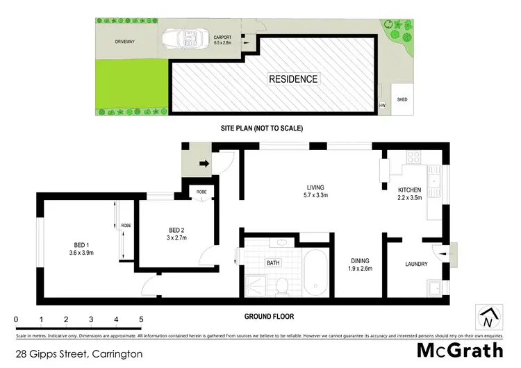 Floorplan of Homely house listing, 28 Gipps Street, Carrington NSW 2294