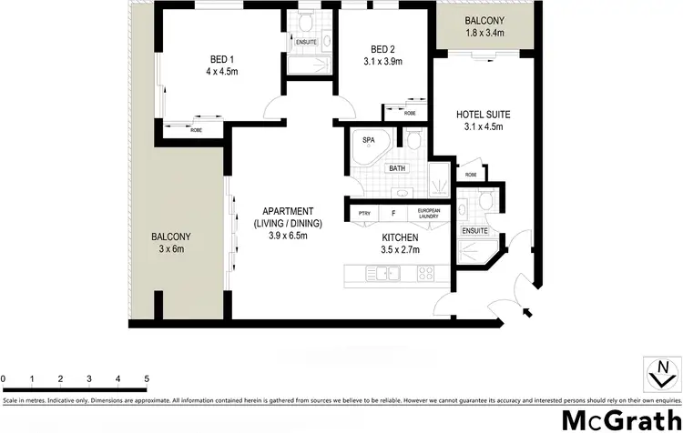 Floorplan of Homely apartment listing, 7/11 Clarence Street, Port Macquarie NSW 2444