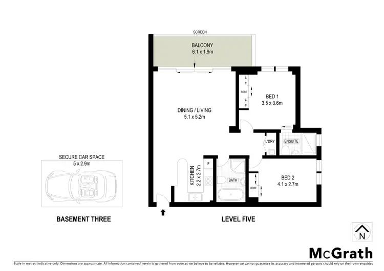 Floorplan of Homely apartment listing, 28/150 Marsden Street, Parramatta NSW 2150