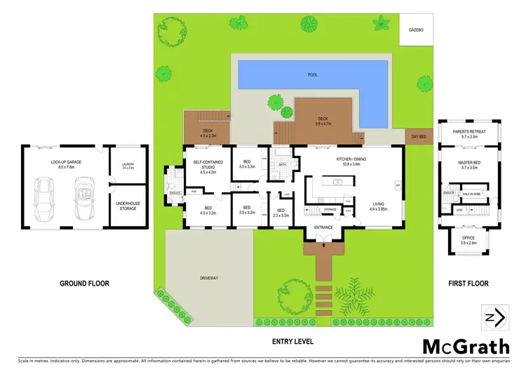 Floorplan of Homely house listing, 6 Hilltop Place, Lennox Head NSW 2478