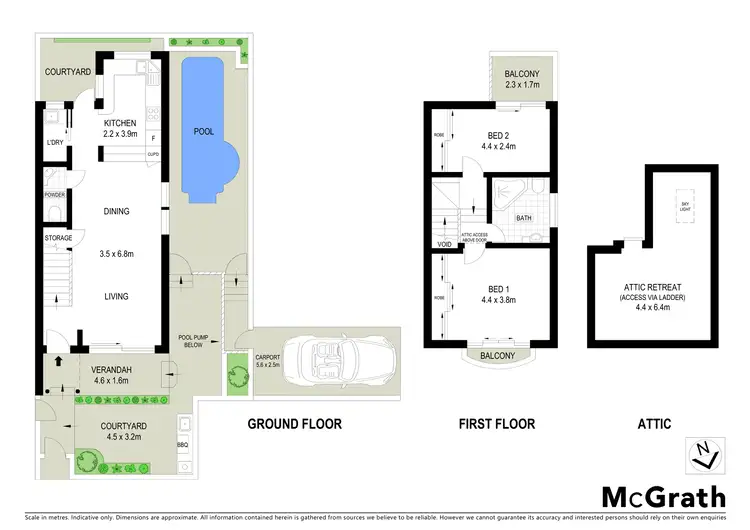 Floorplan of Homely townhouse listing, 5/10 John Street, Leichhardt NSW 2040