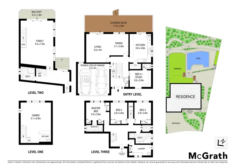 Floorplan of Homely house listing, 5 Alsace Lane, Peakhurst Heights NSW 2210