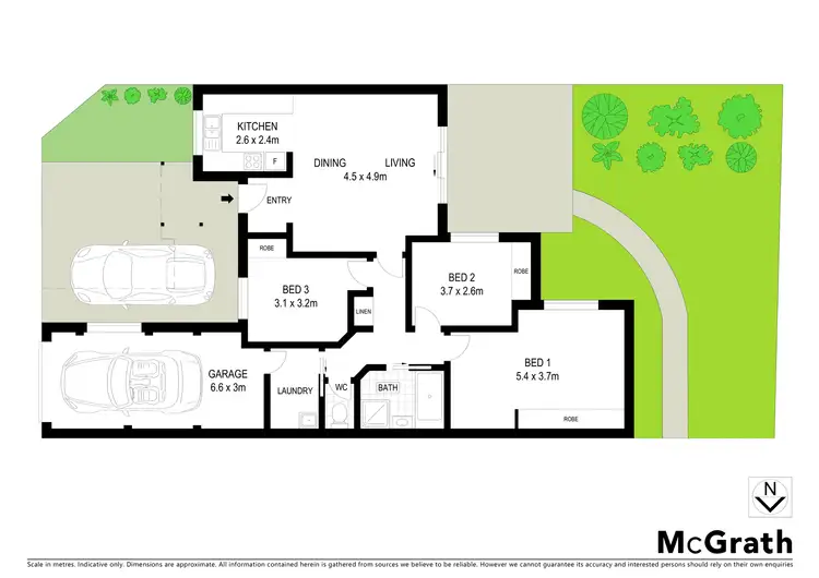 Floorplan of Homely townhouse listing, 31/ 3-7 Elvire Place, Palmerston ACT 2913