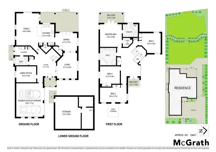 Floorplan of Homely house listing, 21 Bayview Street, Tennyson Point NSW 2111