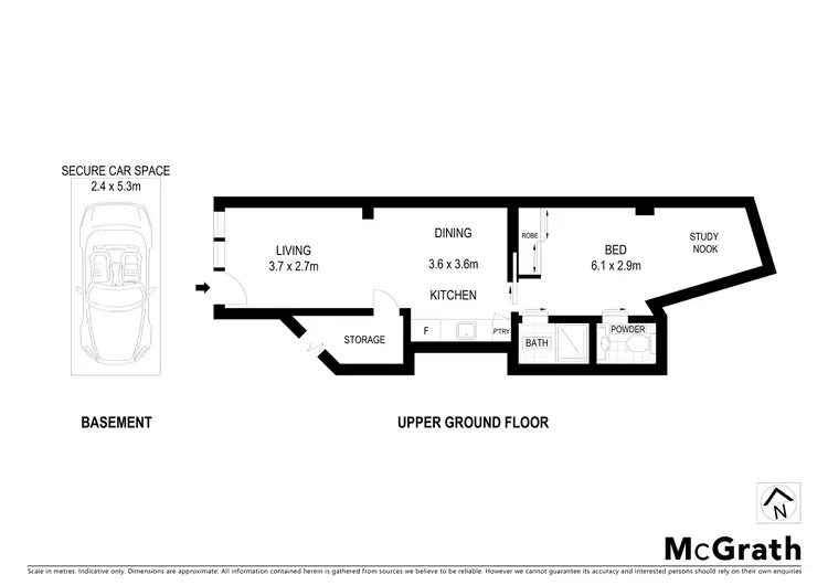 Floorplan of Homely apartment listing, 7G/11A Lachlan Street, Waterloo NSW 2017