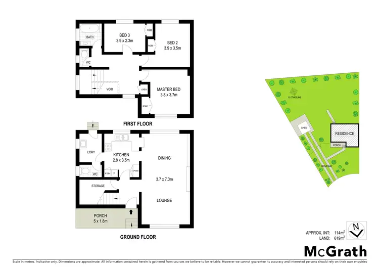 Floorplan of Homely house listing, 4 Dooring Street, Braddon ACT 2612