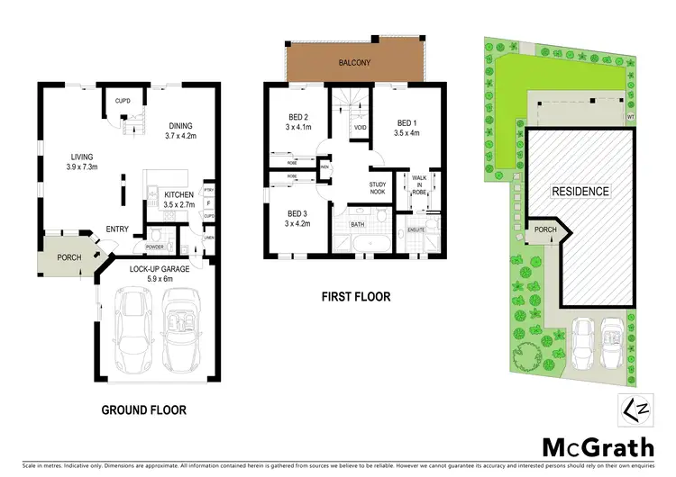 Floorplan of Homely townhouse listing, 10/2 Brunswick Road, Terrigal NSW 2260