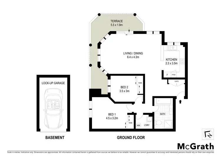 Floorplan of Homely unit listing, 7/7 Hampden Street, Beverly Hills NSW 2209