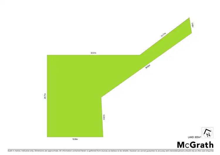 Floorplan of Homely land listing, 23A Bruchhauser Crescent, Elderslie NSW 2570