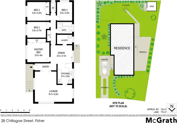 Floorplan of Homely house listing, 28 Chillagoe Street, Fisher ACT 2611