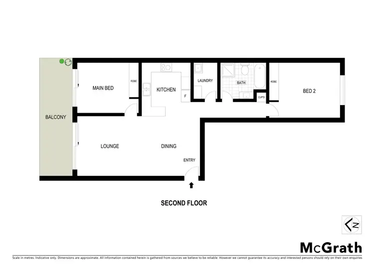 Floorplan of Homely apartment listing, 33/16 David Miller Crescent, Casey ACT 2913