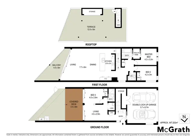 Floorplan of Homely townhouse listing, 2/55 Coogee Avenue, The Entrance North NSW 2261