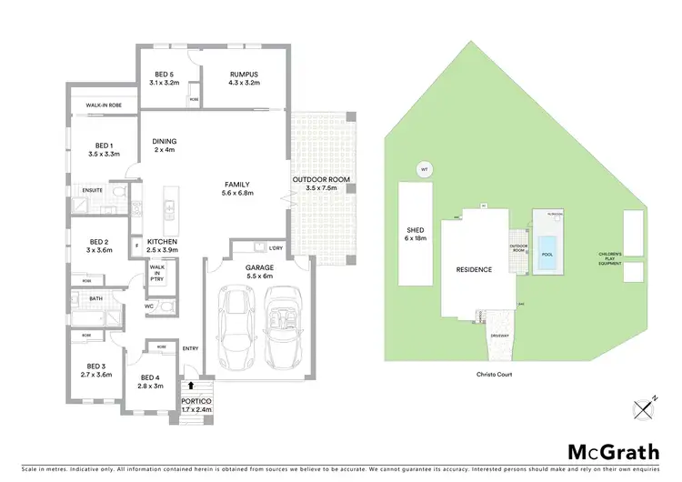 Floorplan of Homely house listing, 4 Christo Court, Meringandan West QLD 4352