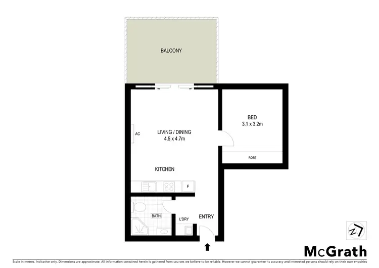 Floorplan of Homely apartment listing, 111/21 Moreland Street, Footscray VIC 3011