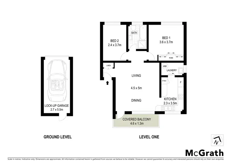 Floorplan of Homely apartment listing, 26/31 First Avenue, Campsie NSW 2194