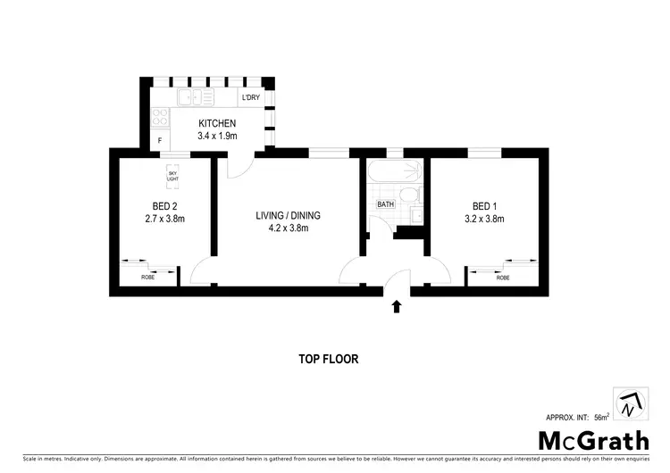Floorplan of Homely apartment listing, 304/25 South Steyne, Manly NSW 2095