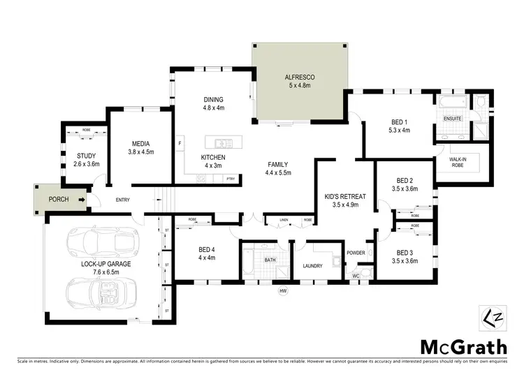 Floorplan of Homely house listing, 3 Webcke Crescent, Kleinton QLD 4352