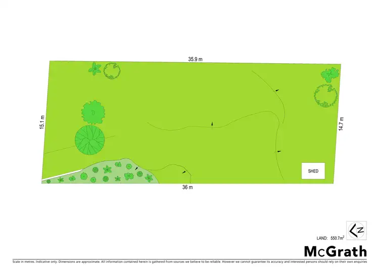 Floorplan of Homely land listing, 22A MacMaster Parade, Macmasters Beach NSW 2251