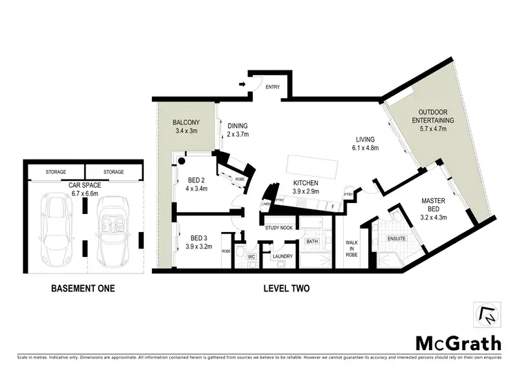 Floorplan of Homely apartment listing, 12/205 Coronation Drive, Milton QLD 4064