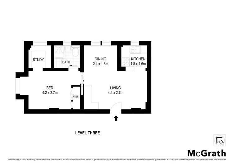 Floorplan of Homely apartment listing, 17/114 Burton Street, Darlinghurst NSW 2010