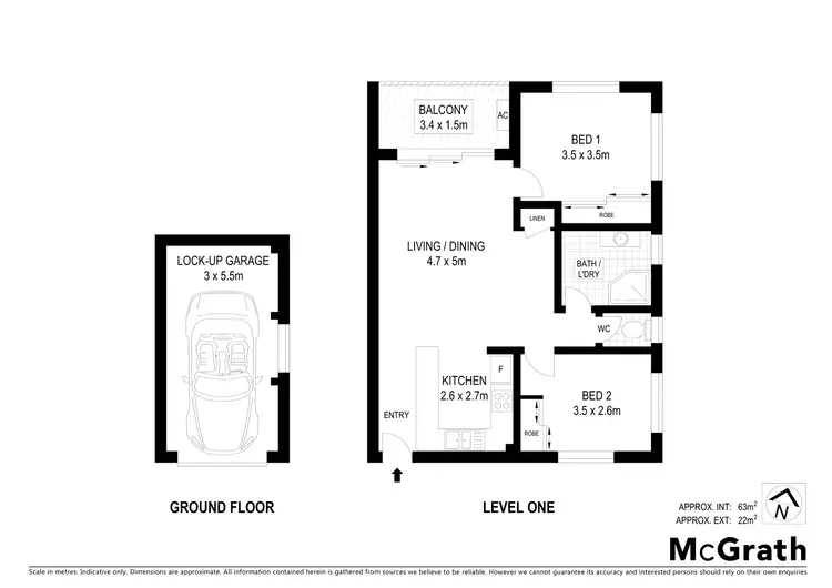 Floorplan of Homely apartment listing, 6/45 Karbunya Street, Mermaid Waters QLD 4218