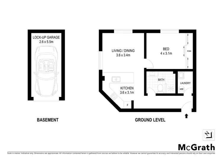 Floorplan of Homely apartment listing, 8/274 Anzac Parade, Kensington NSW 2033