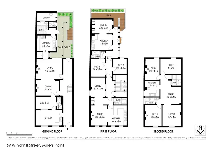 Floorplan of Homely townhouse listing, 69 Windmill Street, Millers Point NSW 2000