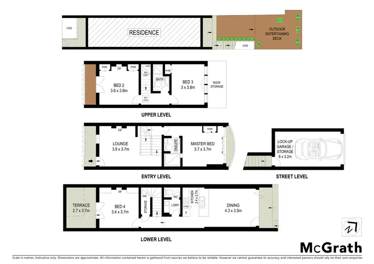 Floorplan of Homely house listing, 66 Sutherland Street, Paddington NSW 2021