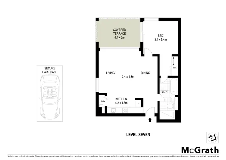 Floorplan of Homely apartment listing, 707/7 Sterling Circuit, Camperdown NSW 2050