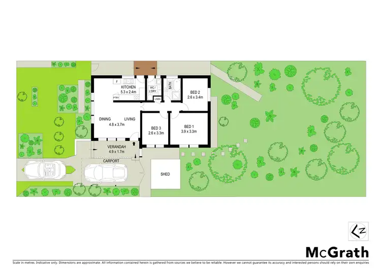 Floorplan of Homely house listing, 17 Wilbur Street, Greenacre NSW 2190