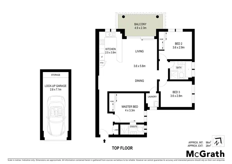 Floorplan of Homely apartment listing, 14/41 Broughton Road, Artarmon NSW 2064