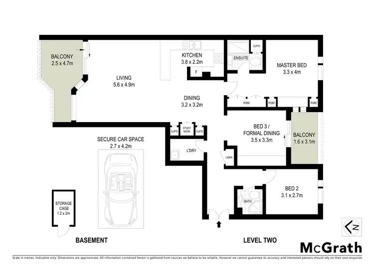 Floorplan of Homely apartment listing, 207/63 Crown Street, Woolloomooloo NSW 2011