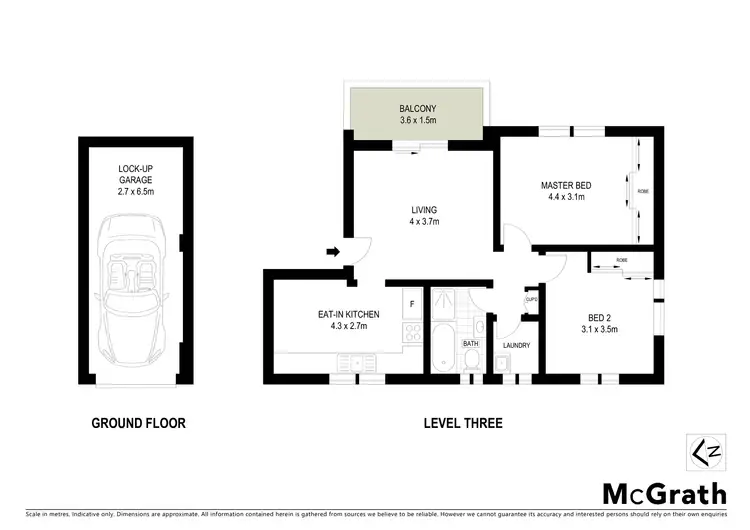 Floorplan of Homely apartment listing, 3/30 Hooper Street, Randwick NSW 2031