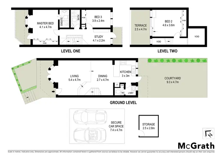 Floorplan of Homely townhouse listing, 43 King Street, Waverton NSW 2060