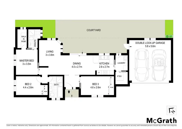 Floorplan of Homely villa listing, 1/101 Iberia Street, Padstow NSW 2211