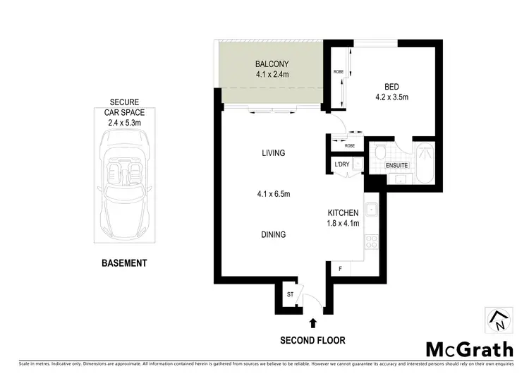 Floorplan of Homely apartment listing, 8/18 Hawkesbury Avenue, Dee Why NSW 2099