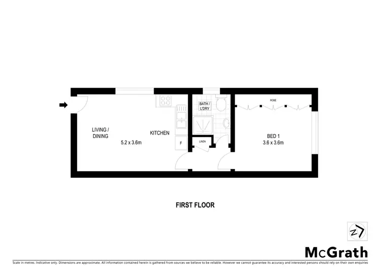 Floorplan of Homely apartment listing, 7/35 Denman Avenue, Woolooware NSW 2230