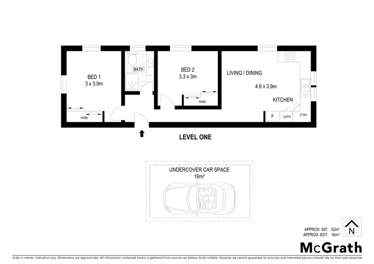 Floorplan of Homely apartment listing, 3/818 Pacific Highway, Chatswood NSW 2067
