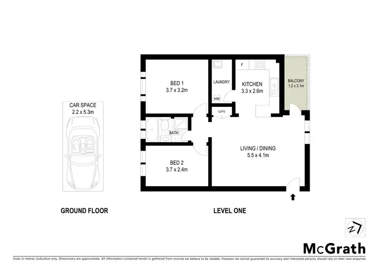 Floorplan of Homely unit listing, 11/34 Castlereagh Street, Liverpool NSW 2170
