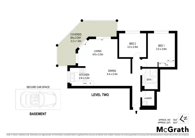 Floorplan of Homely apartment listing, 18/187 Cleveland Street, Redfern NSW 2016
