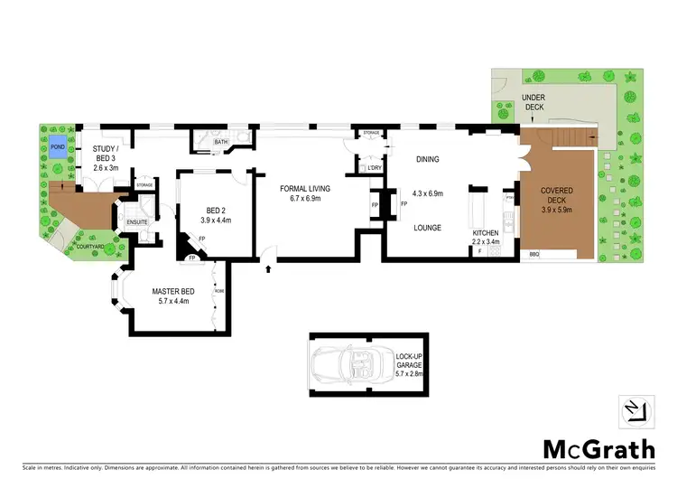 Floorplan of Homely apartment listing, 2/29 Bay Road, Waverton NSW 2060