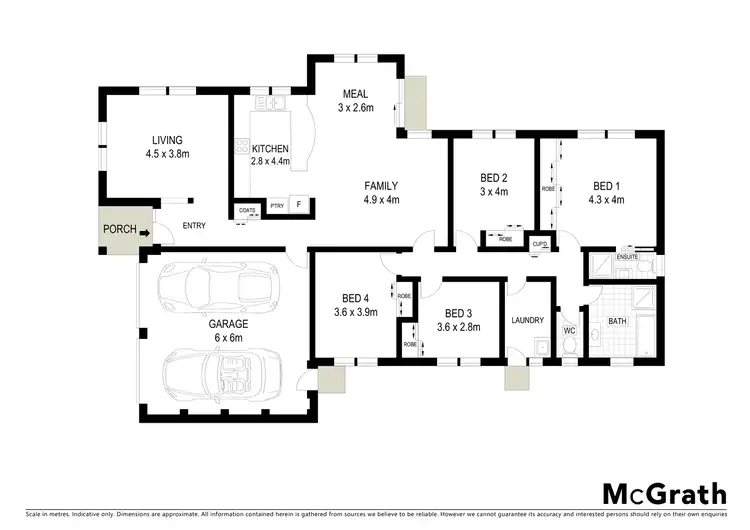 Floorplan of Homely house listing, 23 Fairlight Street, Dunlop ACT 2615