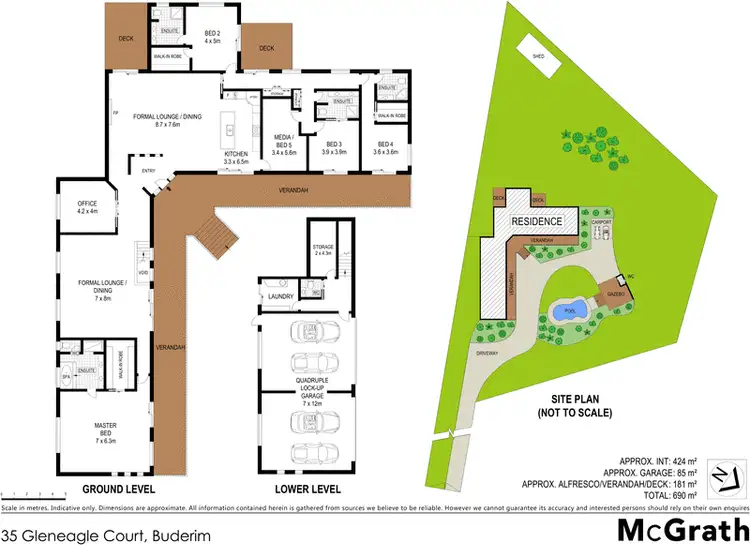 Floorplan of Homely house listing, 35 Gleneagle Court, Buderim QLD 4556