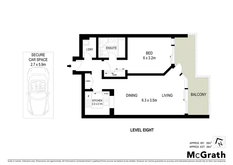 Floorplan of Homely apartment listing, 813/37 Victor Street, Chatswood NSW 2067