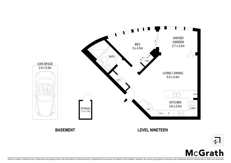 Floorplan of Homely apartment listing, 1901/2 Waterways Street, Wentworth Point NSW 2127