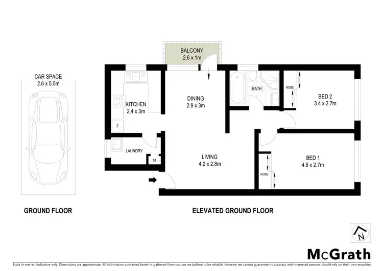 Floorplan of Homely apartment listing, 1/1 St Andrews Place, Cronulla NSW 2230