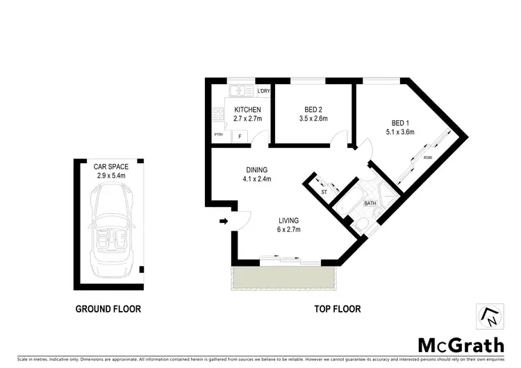 Floorplan of Homely apartment listing, 18/24 Cammeray Road, Cammeray NSW 2062